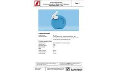 Sarstedt - Model 85.1026 - Incision Safety Lancet - Brochure
