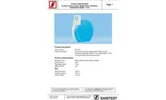 Sarstedt - Model 85.1022 - Incision Safety Lancet - Brochure