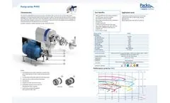 Verder Packo - Model PHP2 - Pharmaceutical Process Pumps - Brochure