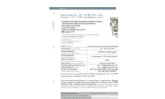 Model 1/4"NPT, 3/8"NPT, 1/2"NPT - Aluminum Alloy Filters Brochure