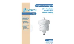 Model SSU-D - Dialysis Ultra Filters Brochure