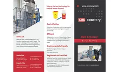 AMB Ecosteryl - Model 75+ - Medical Waste Disposal Equipment - Brochure