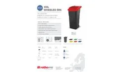 Rothopro Atlas - Model 100 L - Wheeled Mobile Bin Brochure