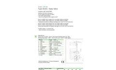HEROSE - Model Type 09340 - Cryogenic - Gate Valve - Data Sheet
