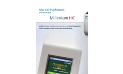 Millenium - Model HX - Portable Dialysis Water System Brochure