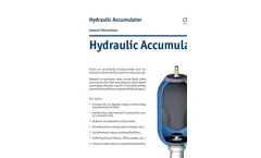 EHV - High Pressure Bladder Accumulators Brochure