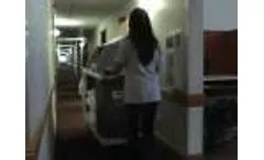 Powered Housekeeping Cart eliminates strains and pains at a hotel Video