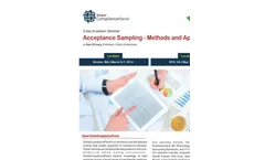 Acceptance Sampling - Methods and Applications
