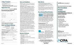 Pharmaceutical Process Development- Brochure