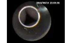 1.2mm Micro Fiberscope Inspecting a Metal Part - Video