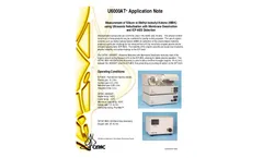 Measurement of Silicon in Methyl Isobutyl Ketone (MIBK) using Ultrasonic Nebulization with Membrane Desolvation and ICP-AES Detection - Application Note