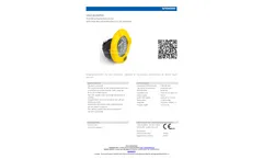 Viso Bumper - Aneroid Sphygmomanometer With Large Dial and Protection and 10g Mounting - Datasheet