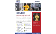 ChemSplash - Model 1- 7013YS - Elastic Wrist & Ankle Serged Seams Coverall Brochure