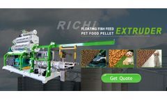Floating fish feed making device as well as grinder cost