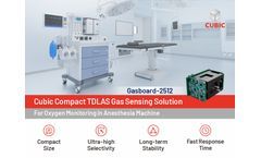 Cubic Innovative Compact TDLAS Oxygen Sensor for Anesthesia Machine