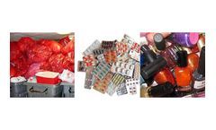 Shredder applications for Hospital, pharmaceutical, cosmetical waste